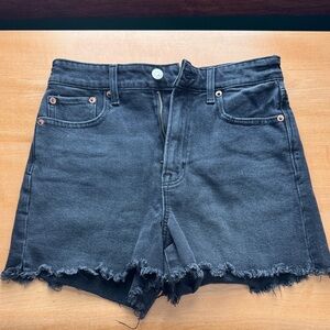American eagle highest rise 90’s denim shorts